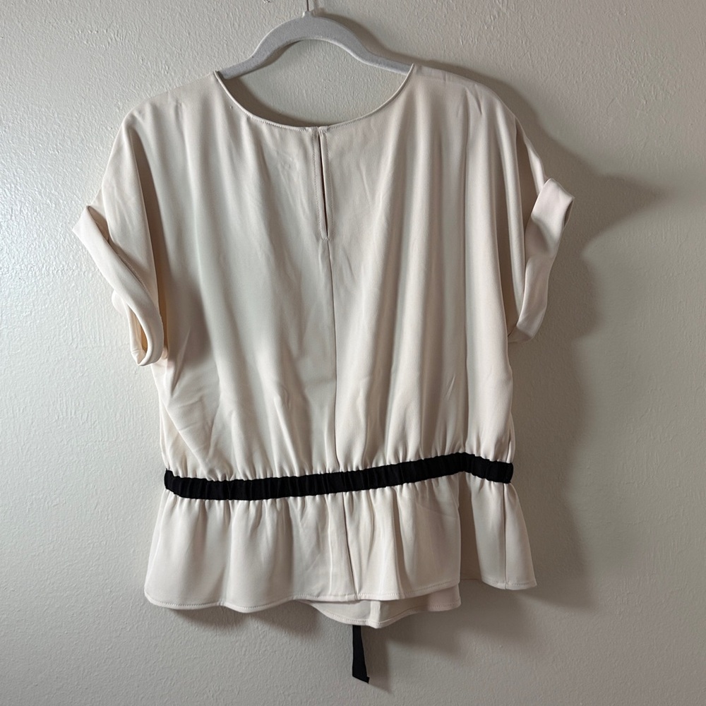 MELLODAY Top with Black Tie Detail - Picture 6 of 8